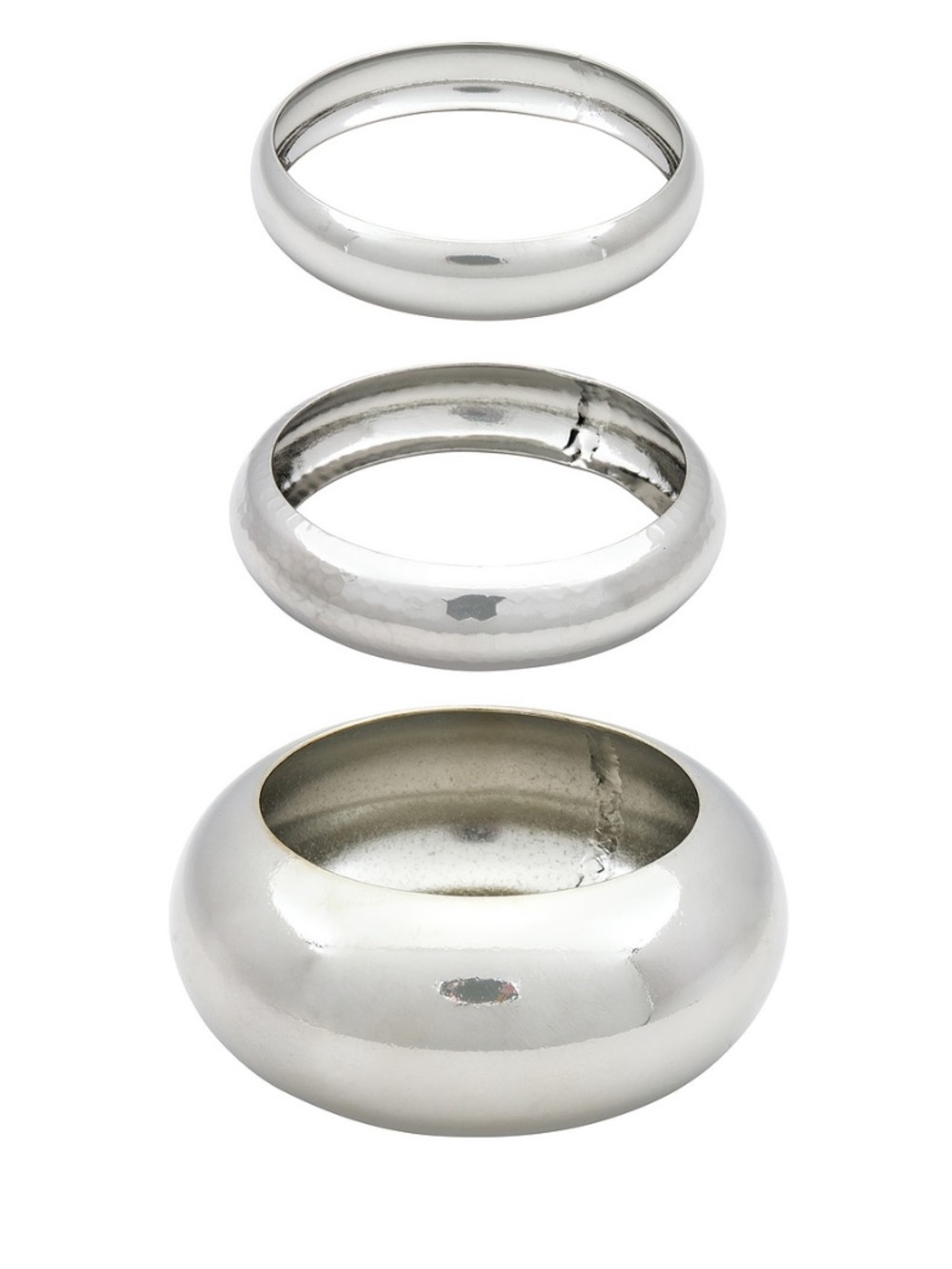 8 Other Reasons NWOT Bangle Bracelet Set in Silver - Picture 2 of 3